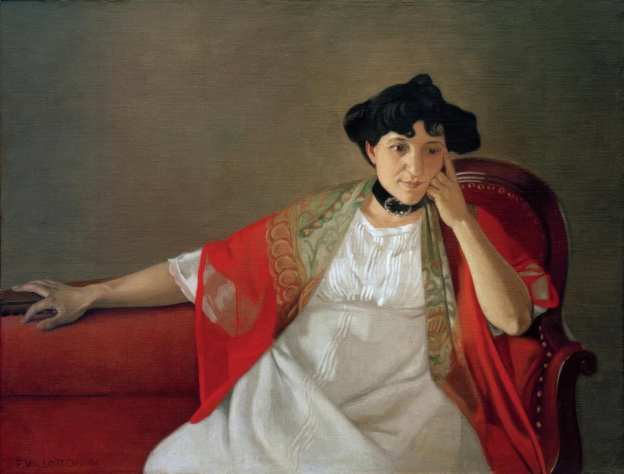 Gabrielle Vallotton alkotó: Felix Edouard Vallotton