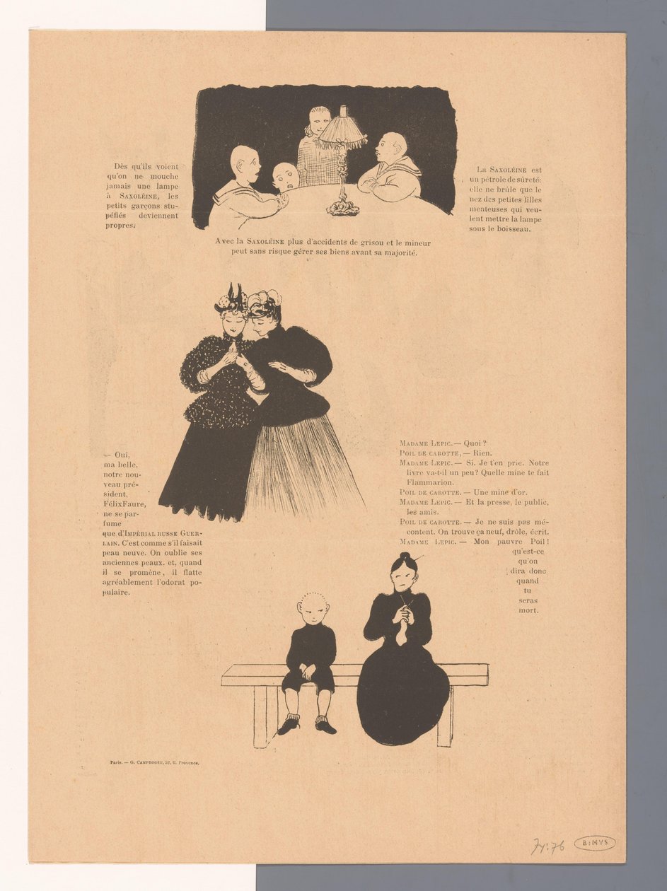 Embercsoport és két pap NIB (cím az objektumon) alkotó: Felix Edouard Vallotton