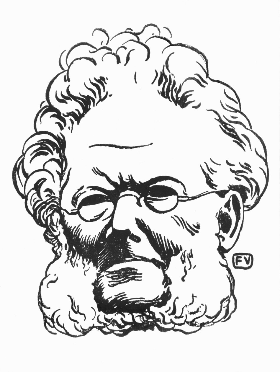Henrik Ibsen (1828-1906) alkotó: Felix Edouard Vallotton