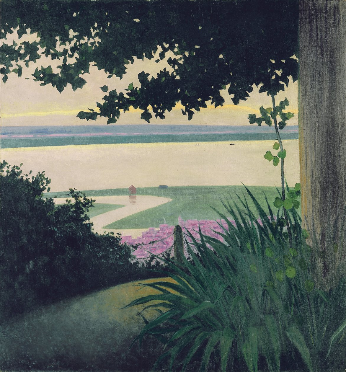 Honfleur és a Szajna-öböl, 1910 alkotó: Felix Edouard Vallotton
