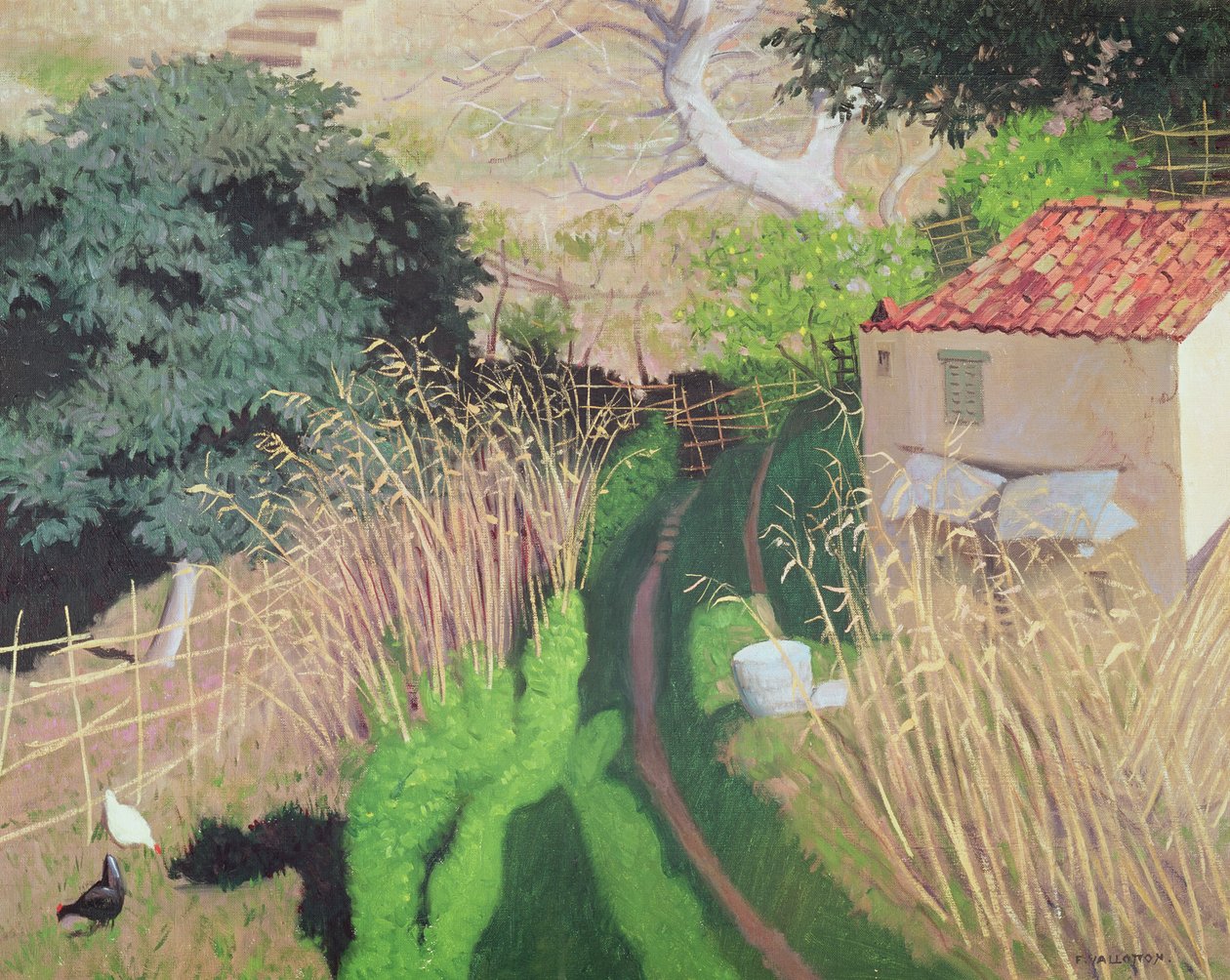 Ház és nád, 1921-24 körül alkotó: Felix Edouard Vallotton