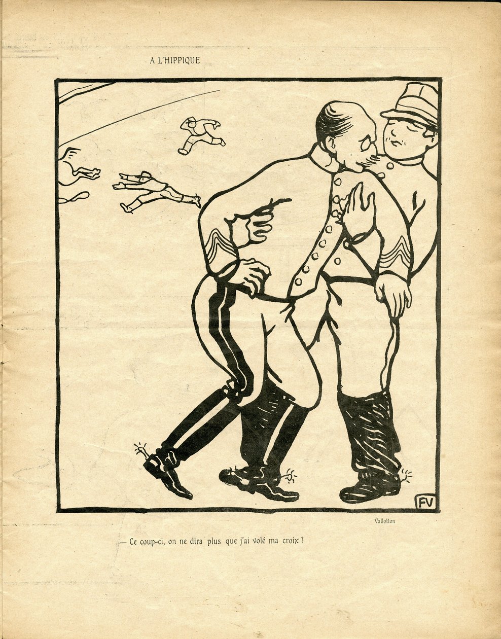 Felix dit Vallotton illusztrációja alkotó: Felix Edouard Vallotton