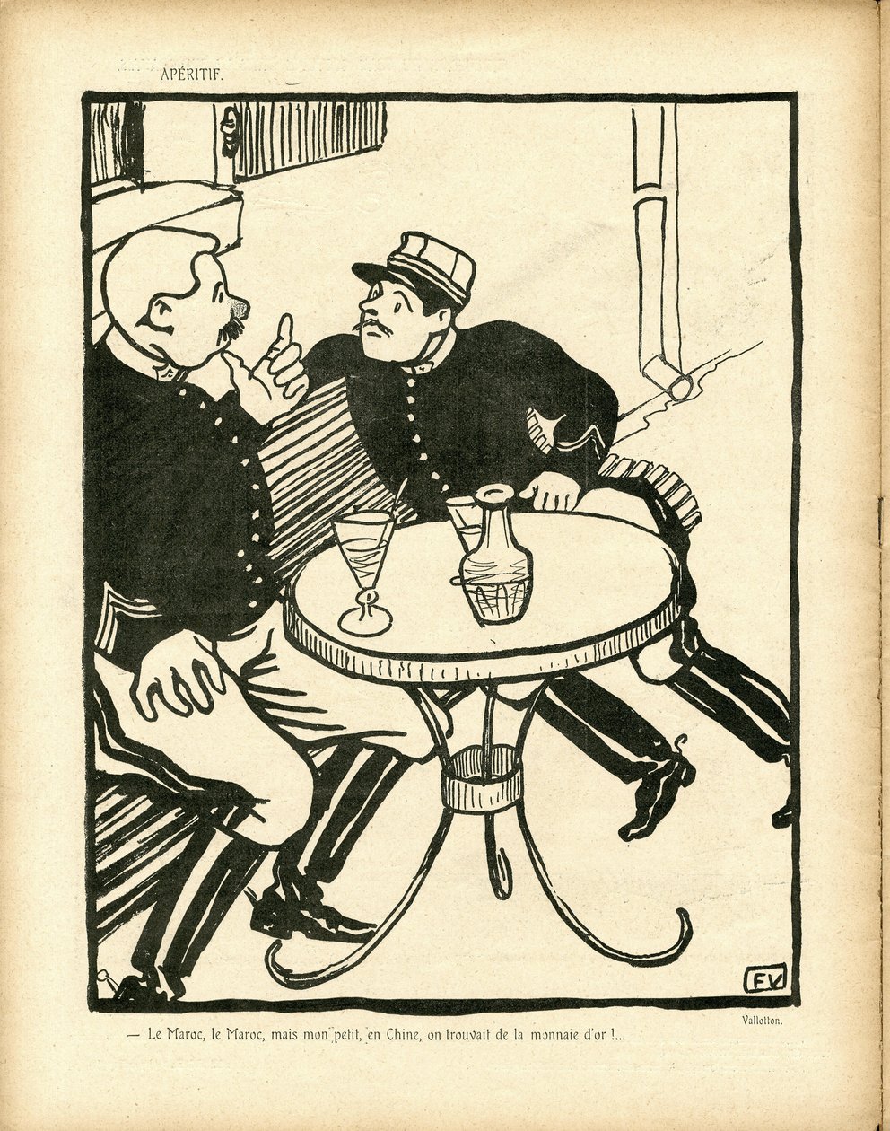 Felix dit Vallotton illusztrációja alkotó: Felix Edouard Vallotton