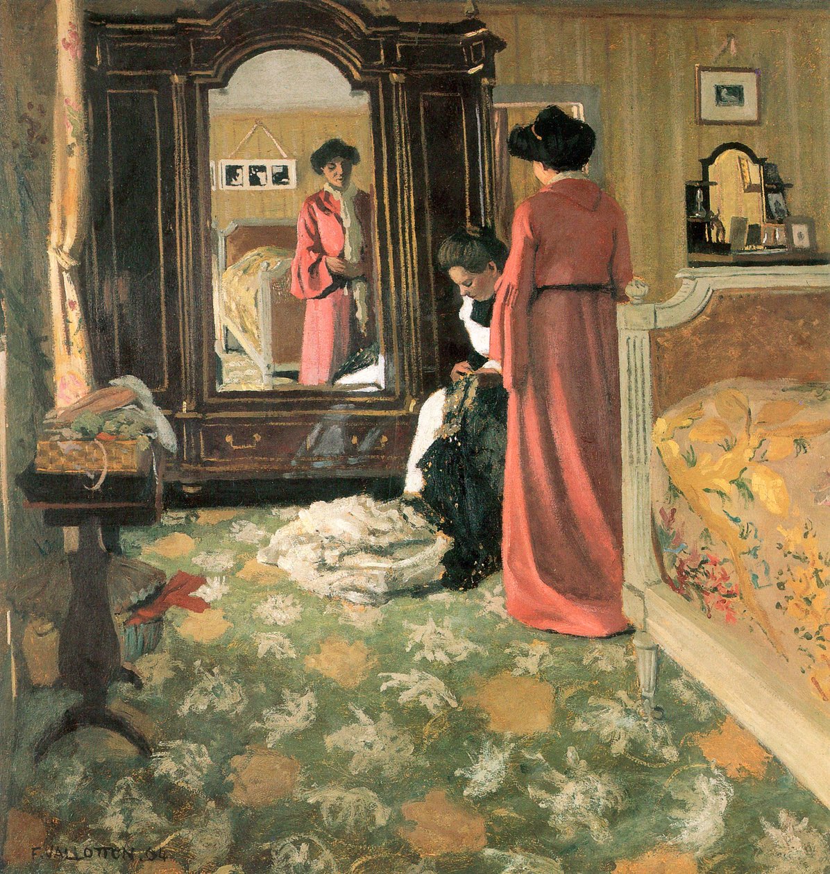 Belső”, 1903-1904. alkotó: Felix Edouard Vallotton