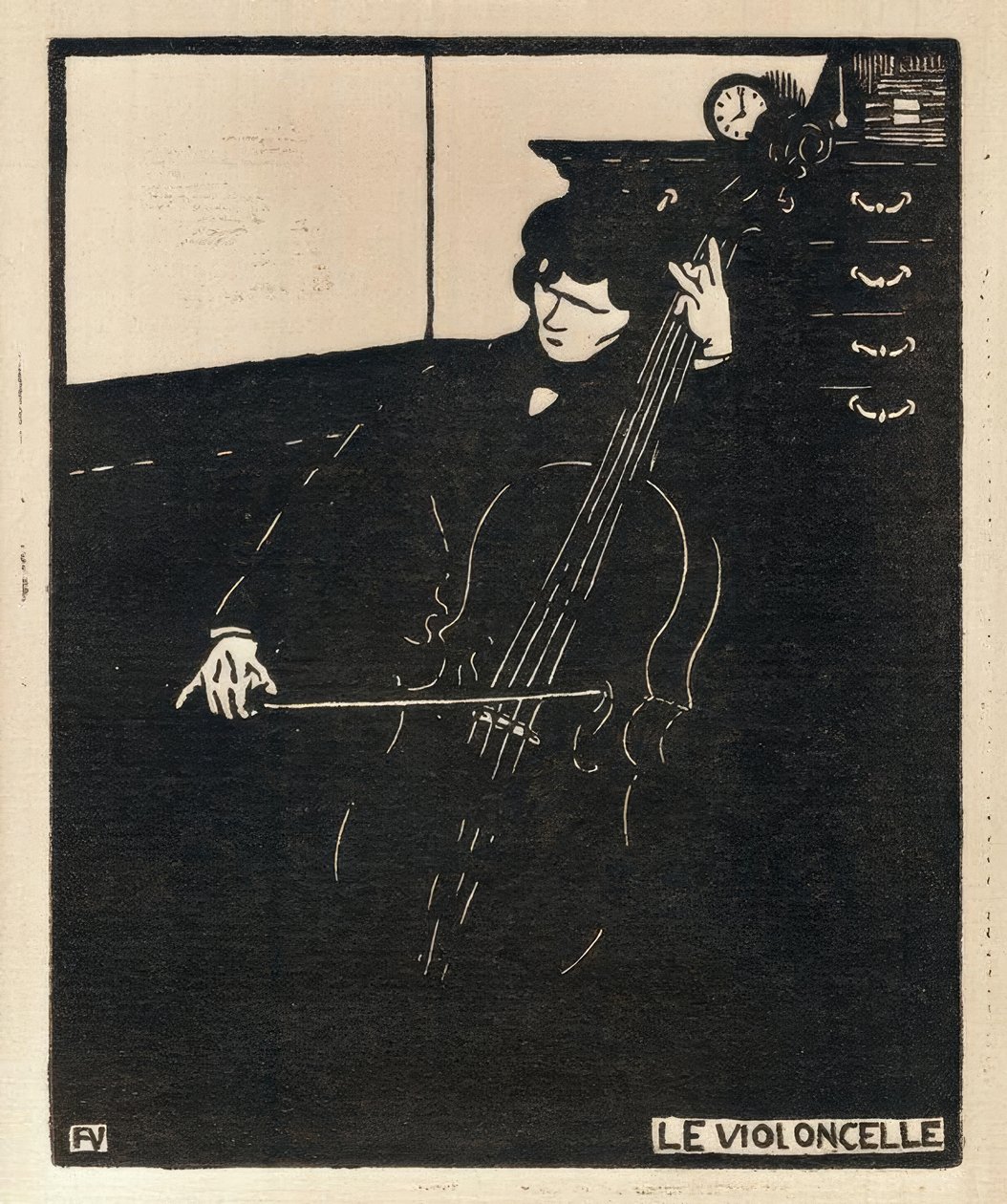 A VIOLINCEL alkotó: Felix Edouard Vallotton