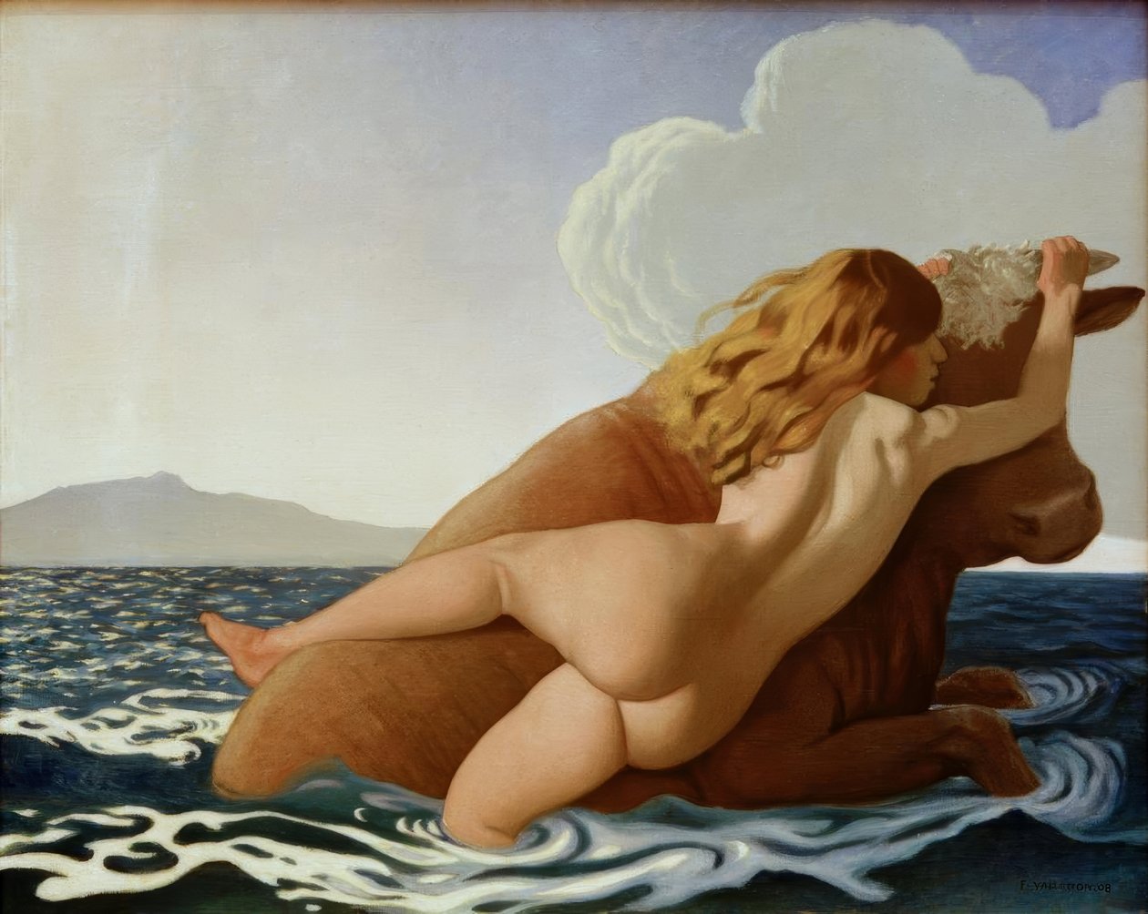 Európa elrablása alkotó: Felix Edouard Vallotton