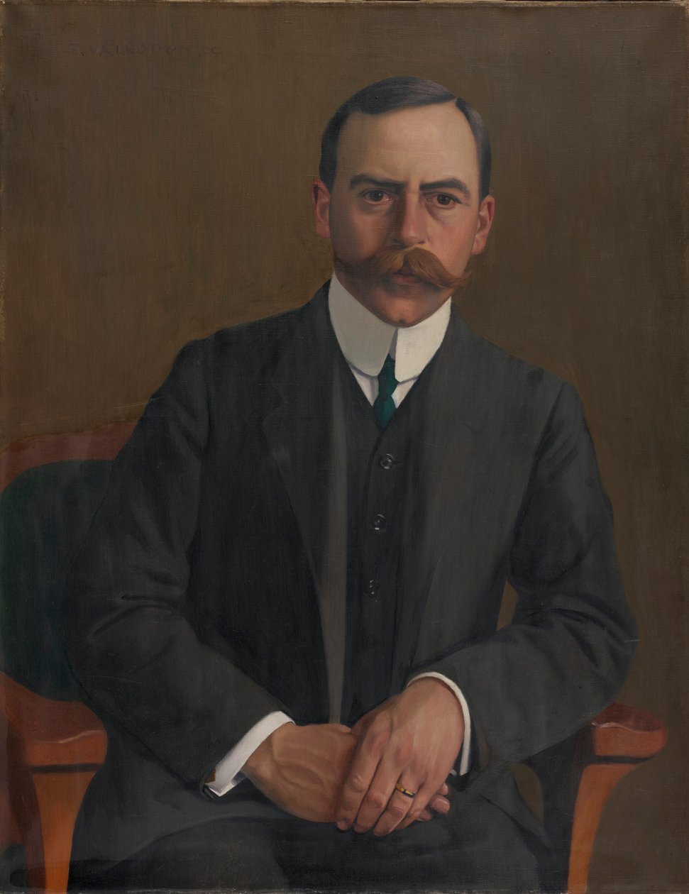 Arthur Hahnloser doktor, 1909. alkotó: Felix Edouard Vallotton