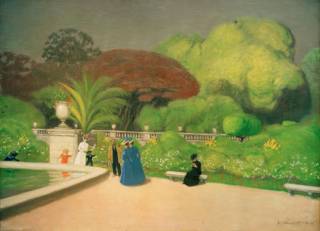 A Luxembourg-kert alkotó: Felix Edouard Vallotton