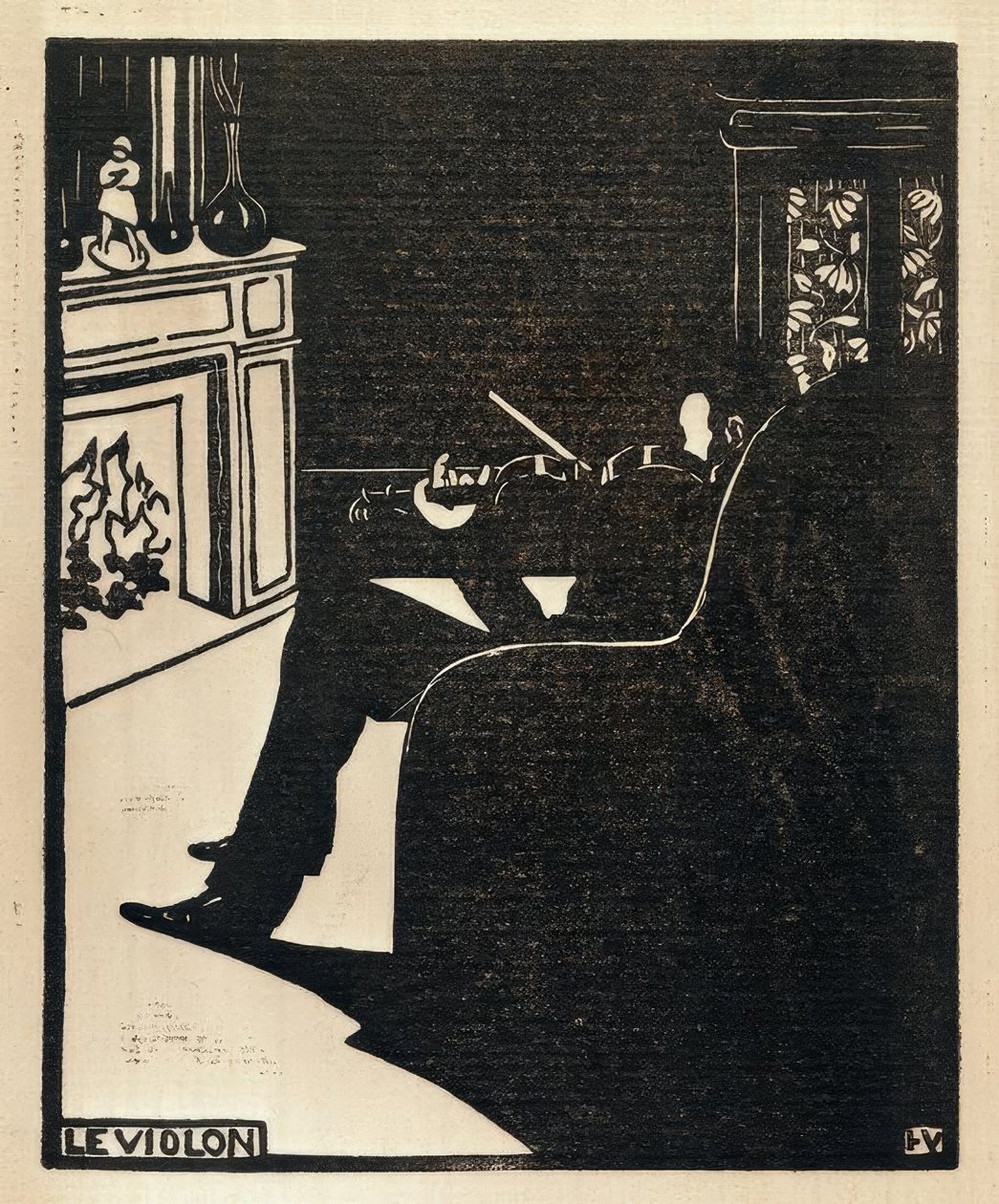 A hegedű alkotó: Felix Edouard Vallotton