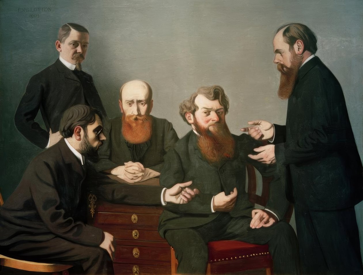 Az öt festő alkotó: Felix Edouard Vallotton