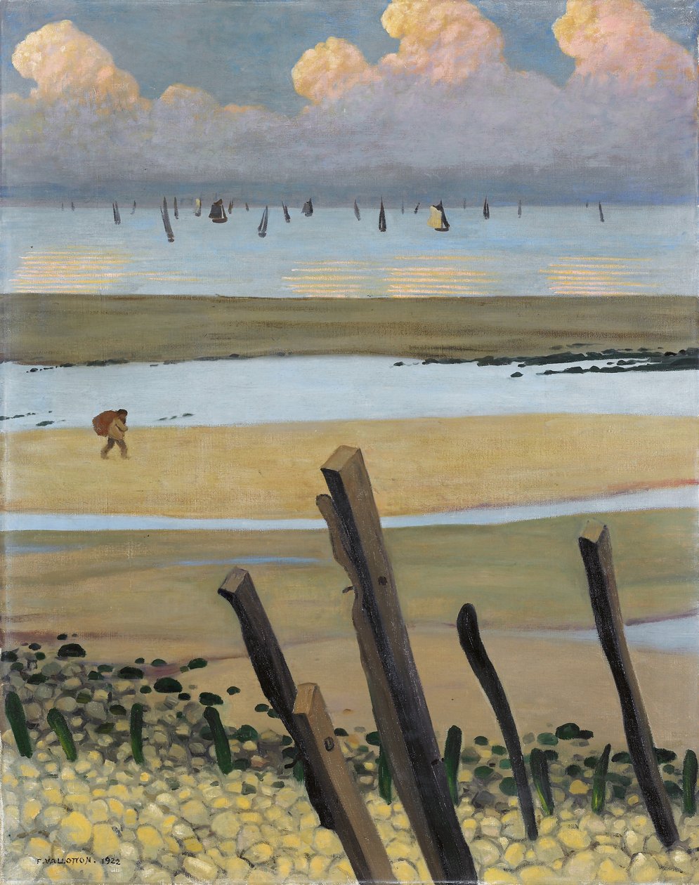 Apály Villerville-ben, 1922 alkotó: Felix Edouard Vallotton