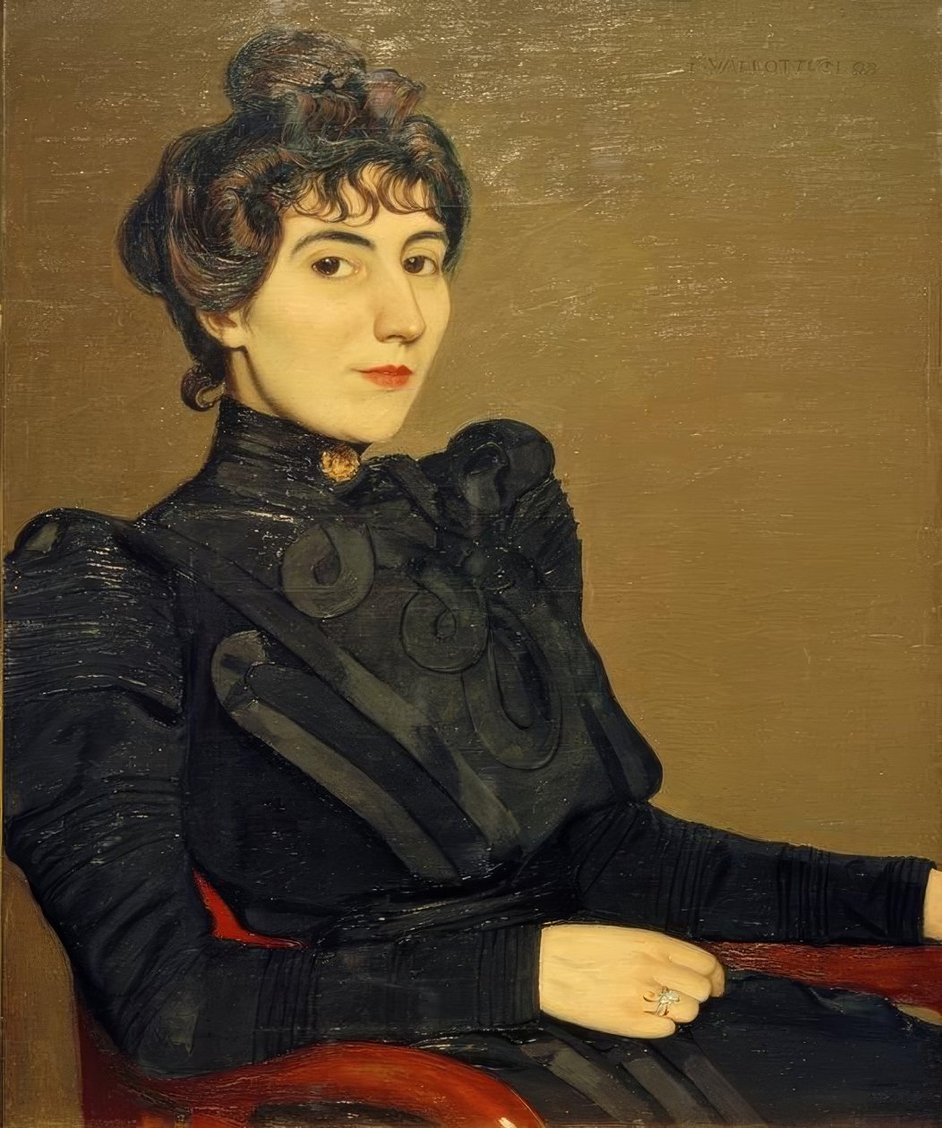 Marthe Mellot alkotó: Felix Edouard Vallotton