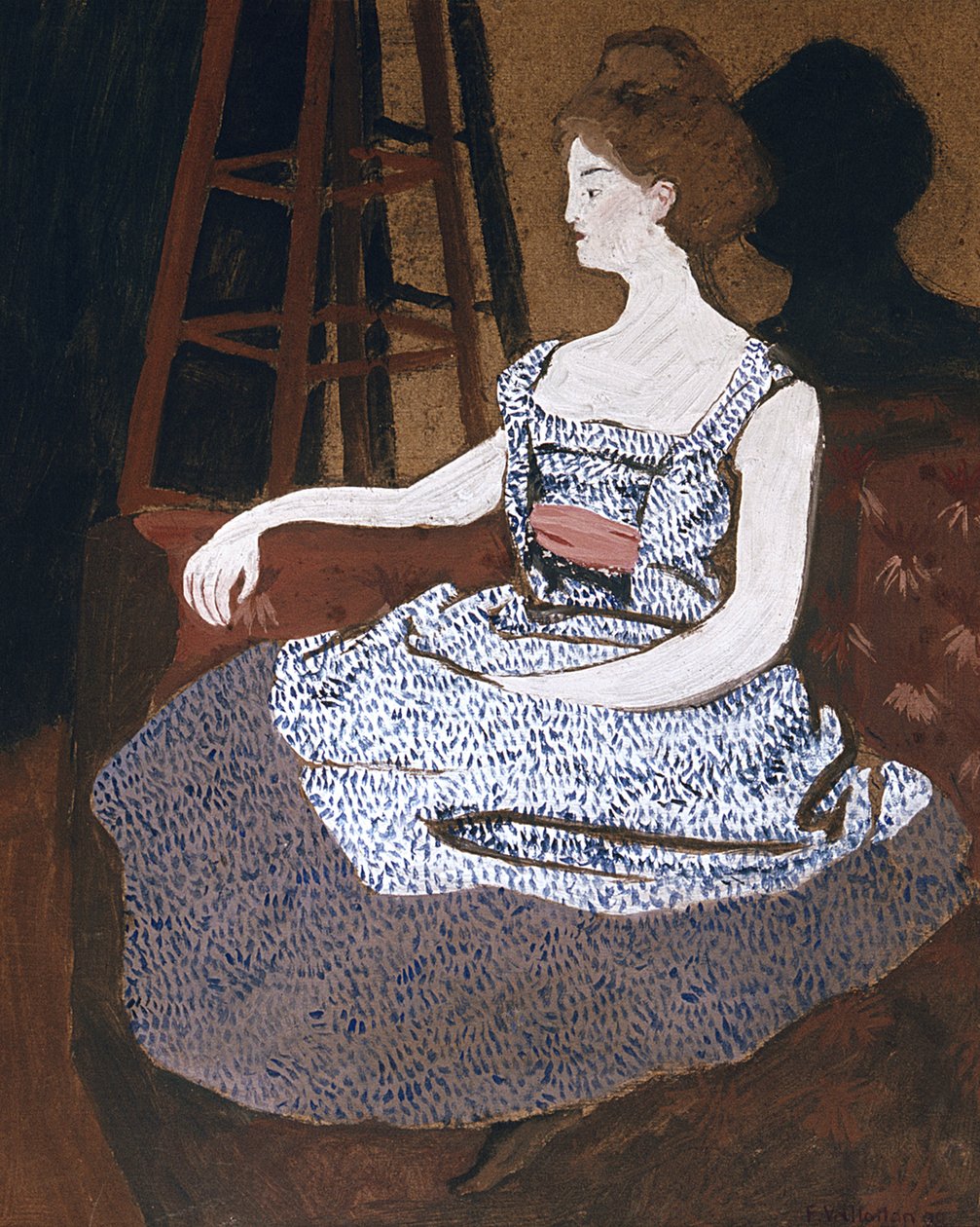 Misia Godebska-Natanson alkotó: Felix Edouard Vallotton