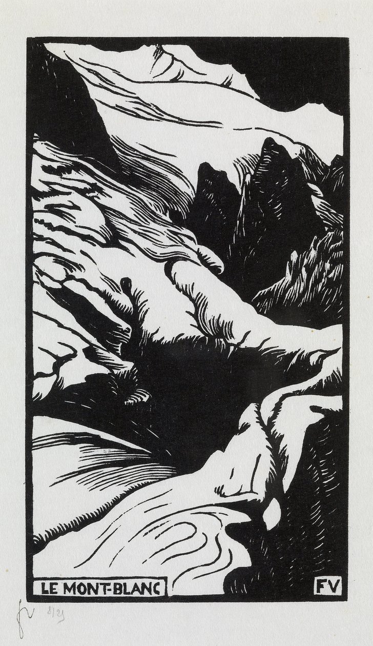Mont Blanc, 1892 alkotó: Felix Edouard Vallotton