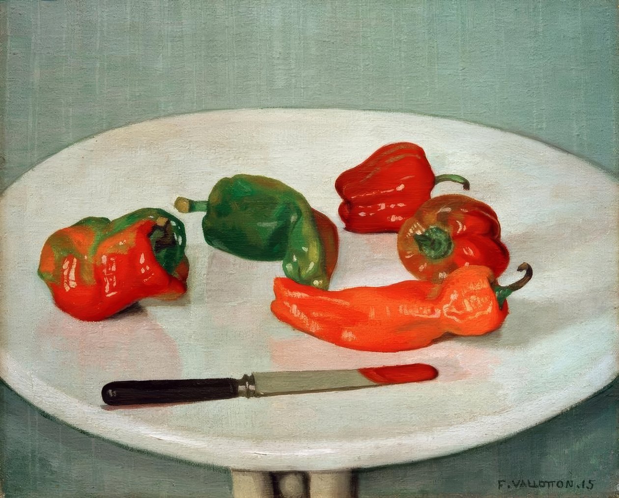 piros paprikák alkotó: Felix Edouard Vallotton
