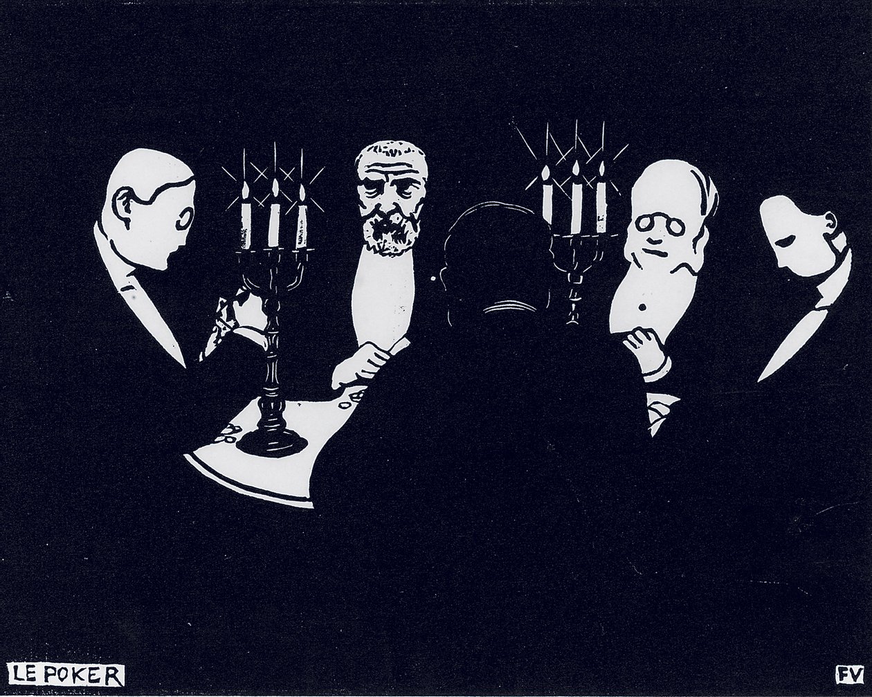 Póker, 1896 alkotó: Felix Edouard Vallotton