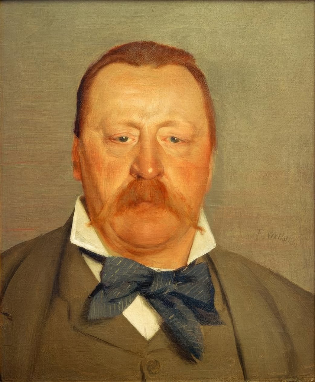 Monsieur Alfred Delisle portréja alkotó: Felix Edouard Vallotton