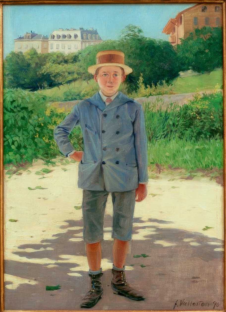 A fiatal Delisle portréja alkotó: Felix Edouard Vallotton