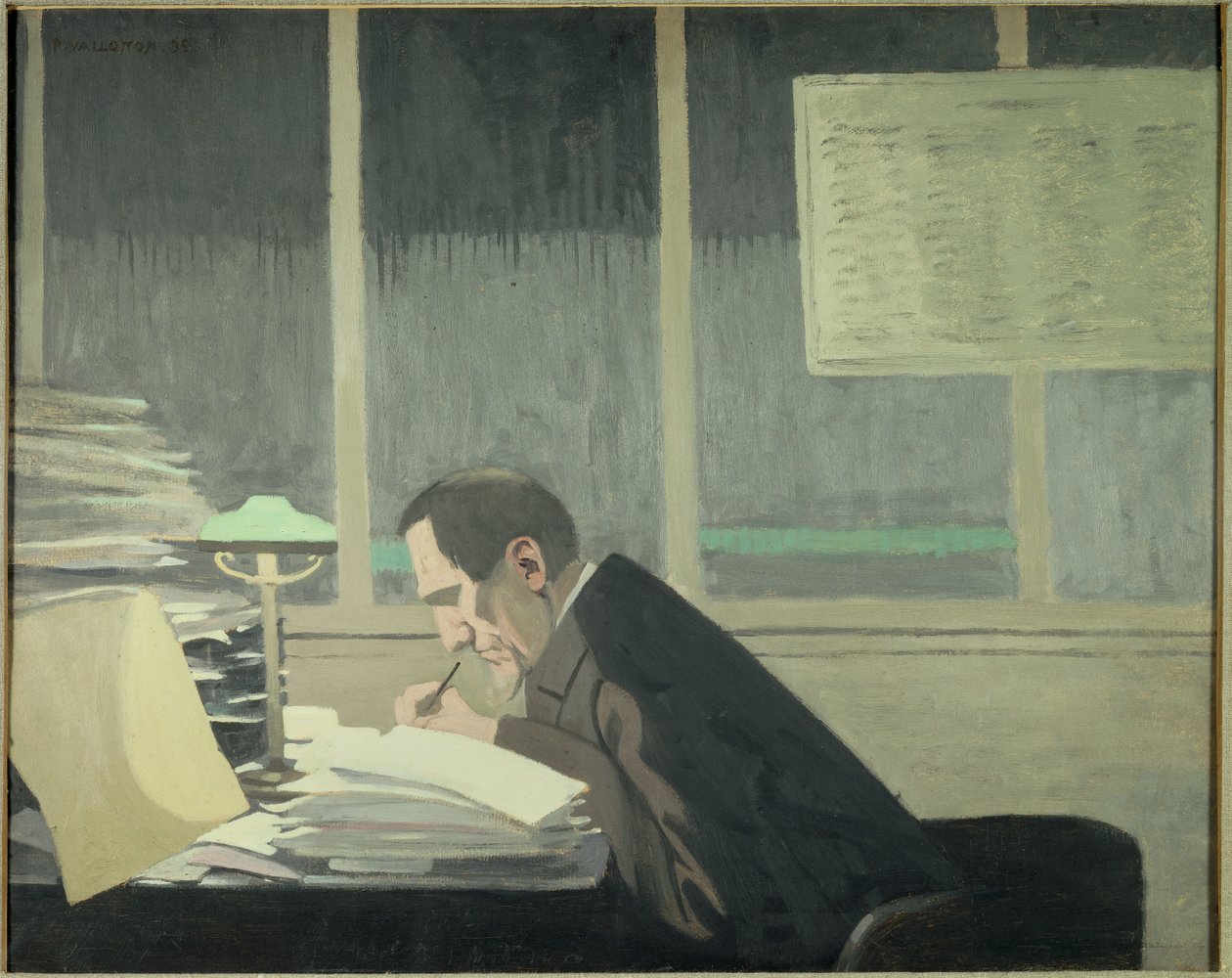 Felix Feneon (1861-1944), művészeti kritikus, újságíró és a La revue blanche folyóirat-igazgatója portréja”” Felix Vallotton (1865-1925) festménye (ec.suiss) alkotó: Felix Edouard Vallotton