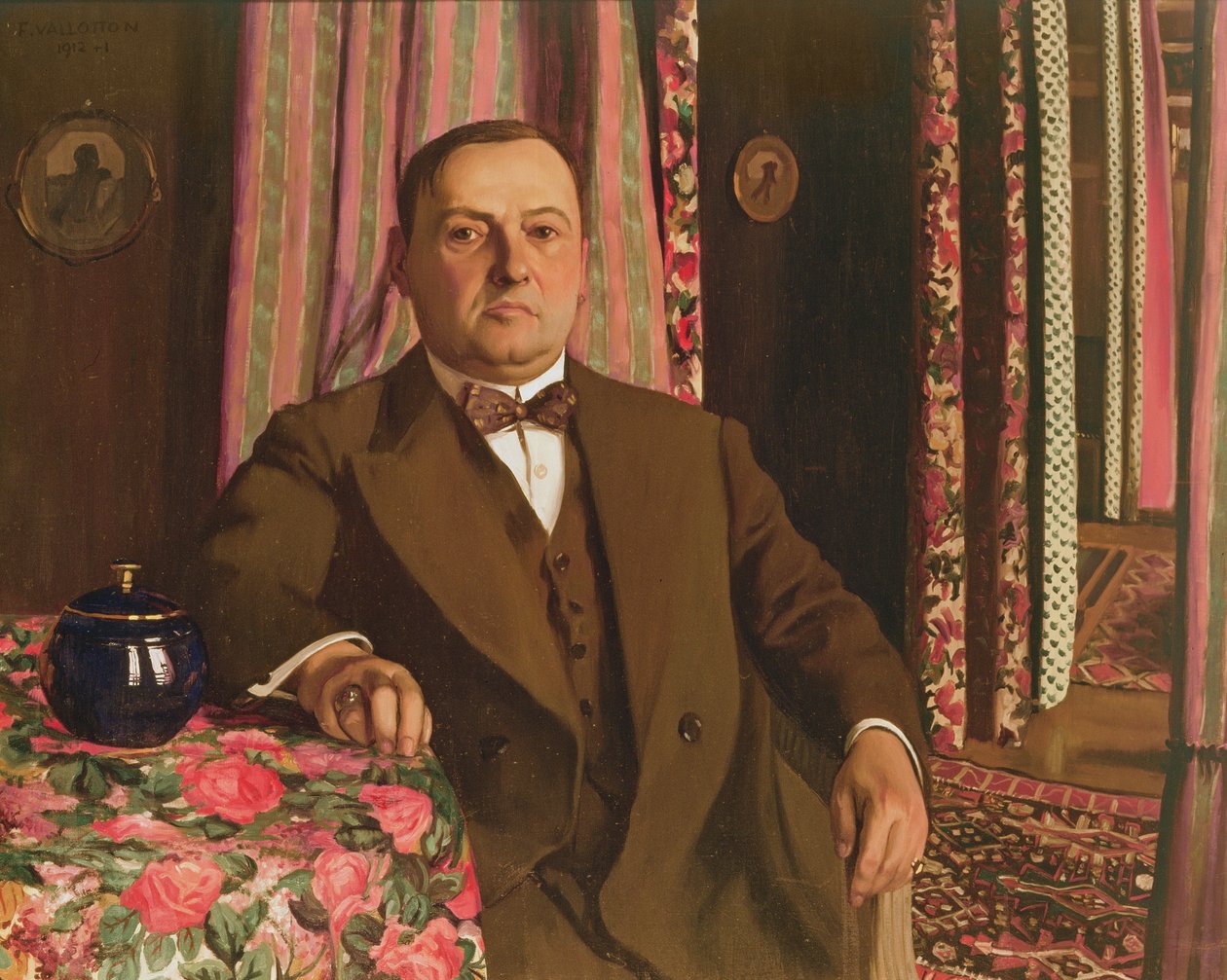 Georg E. Haasen portréja, 1913 alkotó: Felix Edouard Vallotton