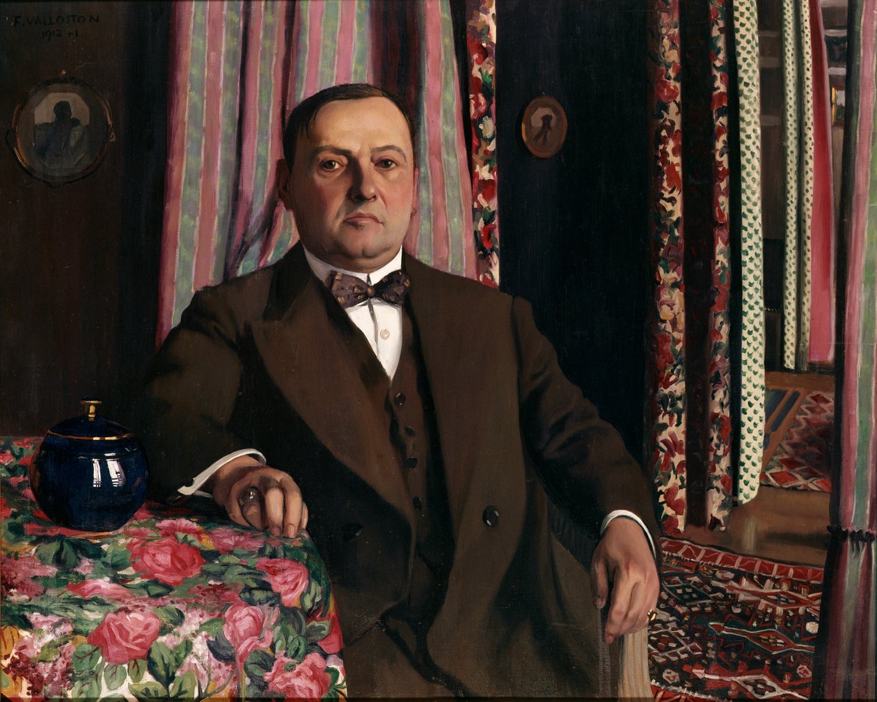 Georges Haasen portréja, 1913 alkotó: Felix Edouard Vallotton