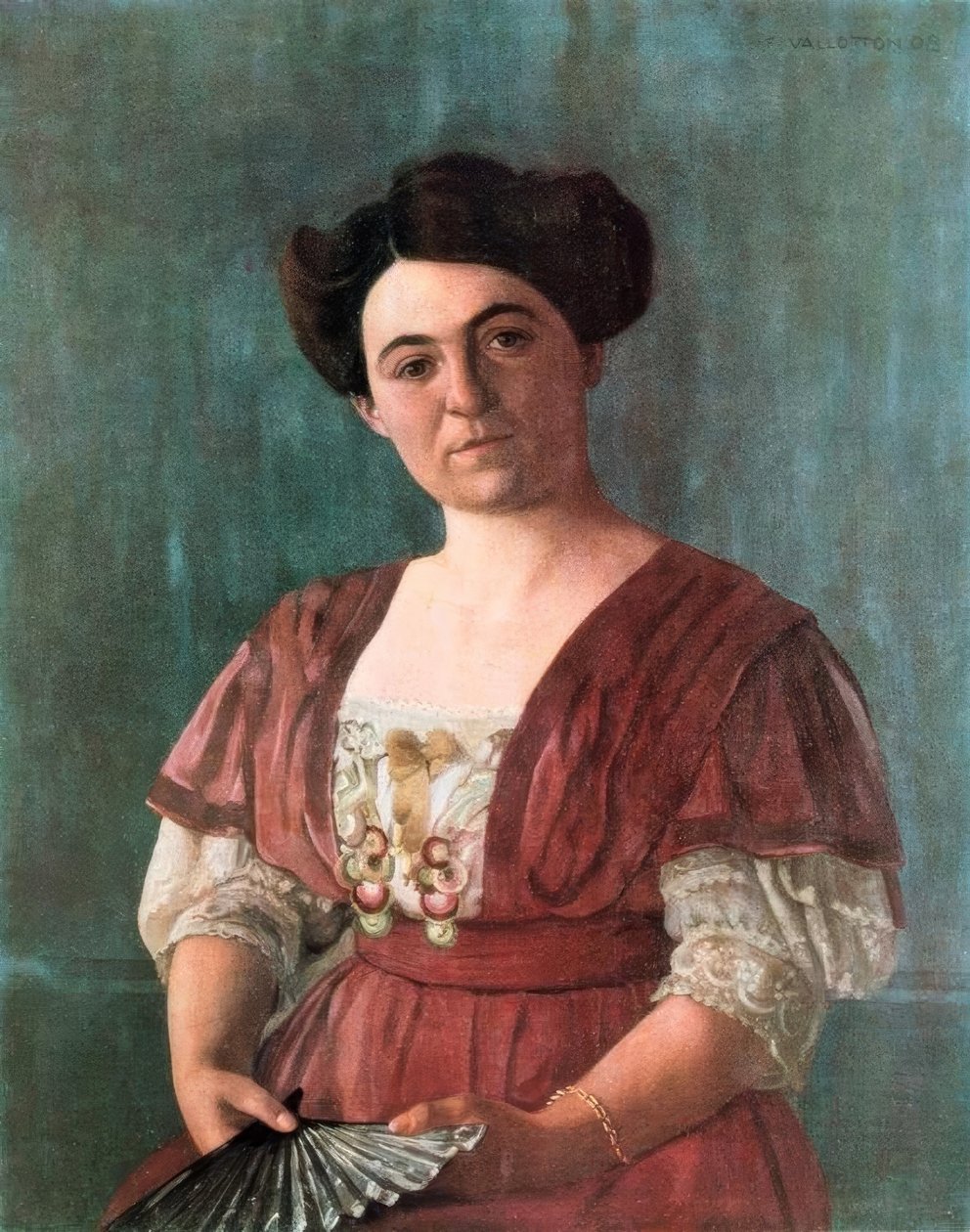 Madame Hasen portréja1908 alkotó: Felix Edouard Vallotton