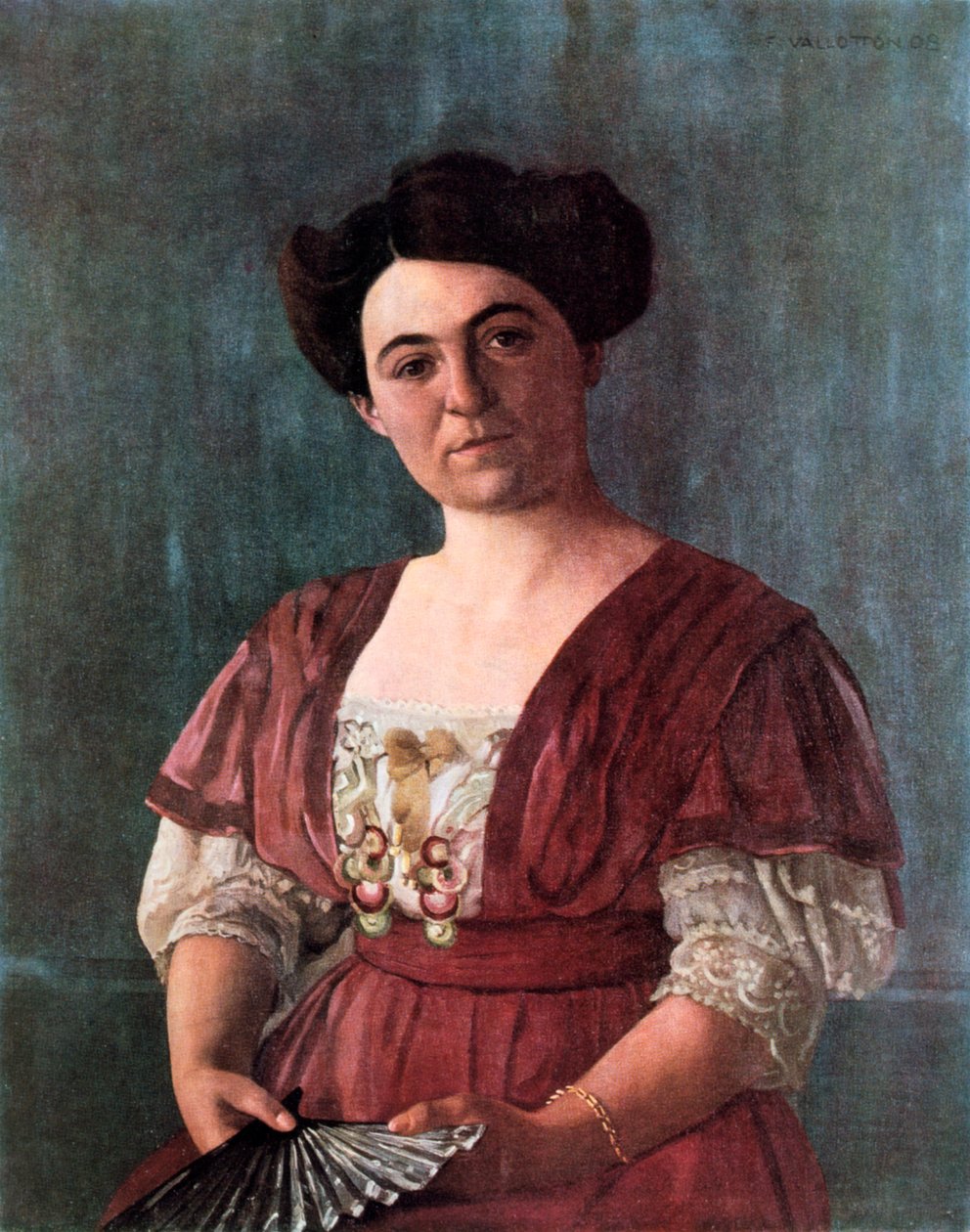 Haasenné portréja, 1908. alkotó: Felix Edouard Vallotton