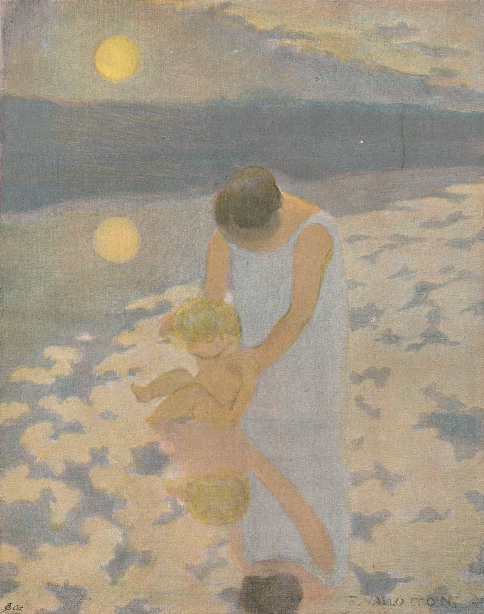 Reflexiók, c1897 alkotó: Felix Edouard Vallotton
