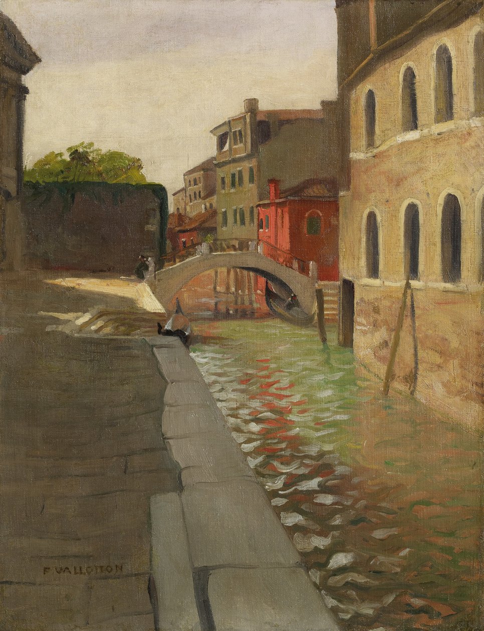 Rio della Salute, Velence, 1902 körül alkotó: Felix Edouard Vallotton