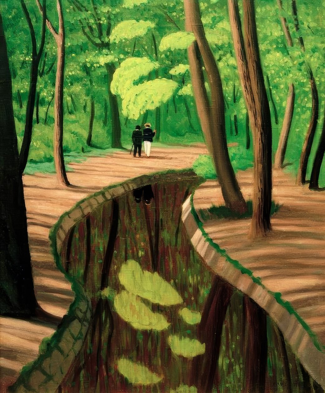 Sousbois, Bois de Boulogne alkotó: Felix Edouard Vallotton