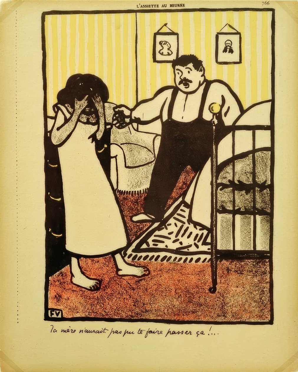 Anyukád nem tehette túl ezt? alkotó: Felix Edouard Vallotton
