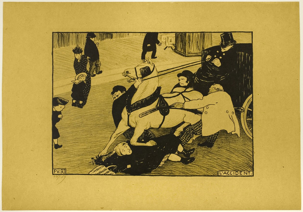 A baleset alkotó: Felix Edouard Vallotton