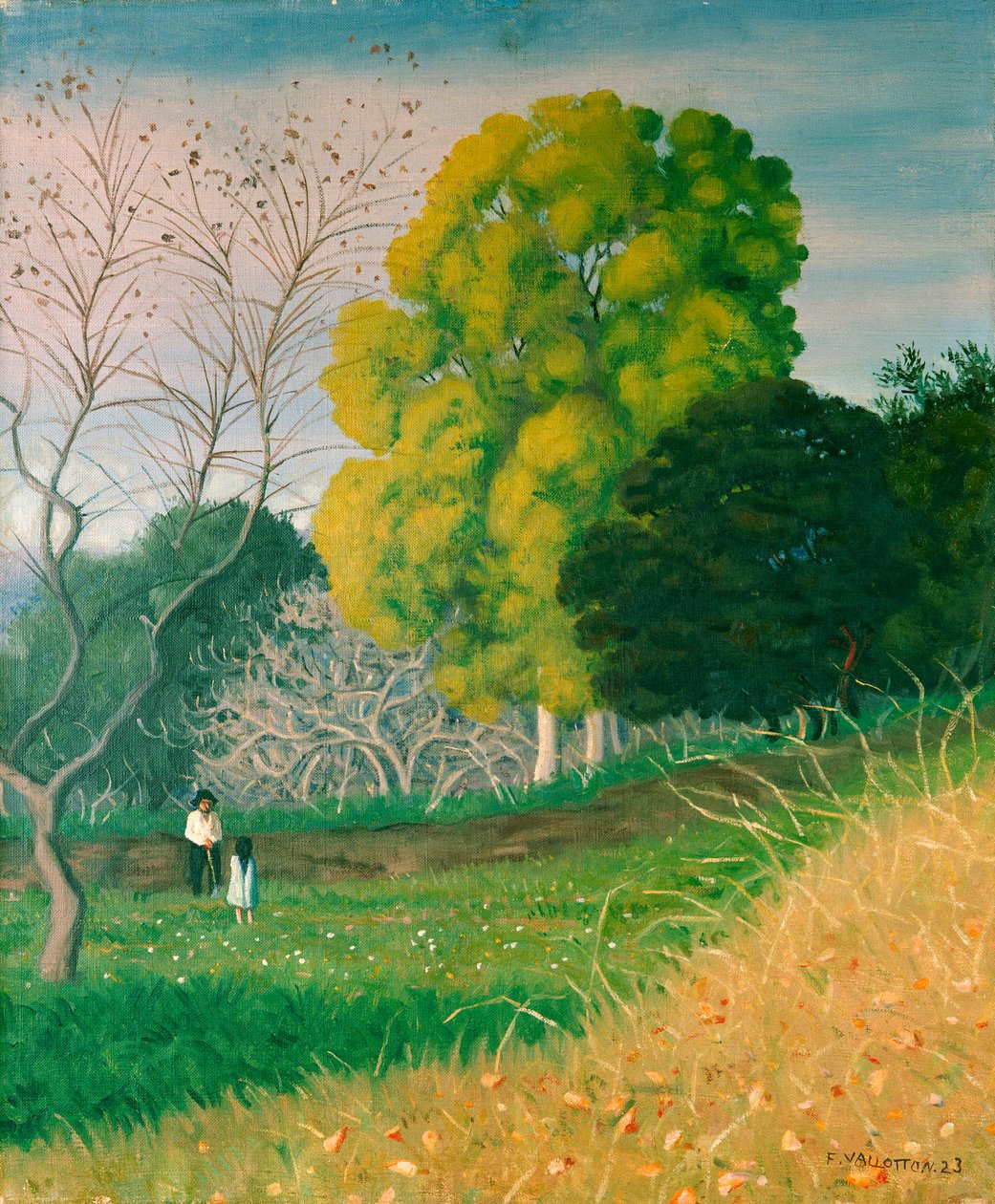 A zöld fa, Cagnes, 1924 alkotó: Felix Edouard Vallotton