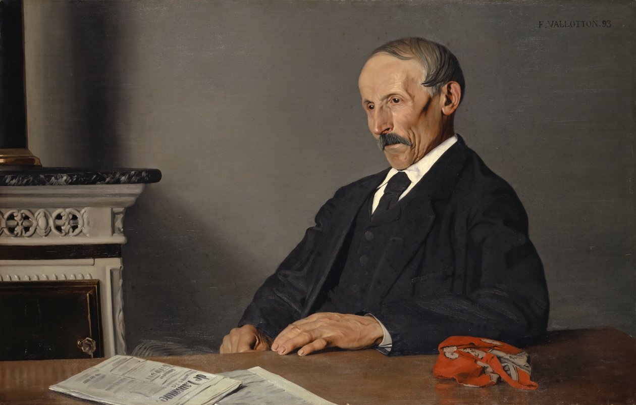 A régi portás, 1893. alkotó: Felix Edouard Vallotton