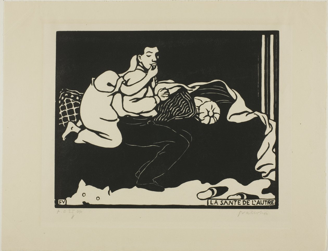 A másik egészsége, kilencedik lemez az Intimitásokból alkotó: Felix Edouard Vallotton