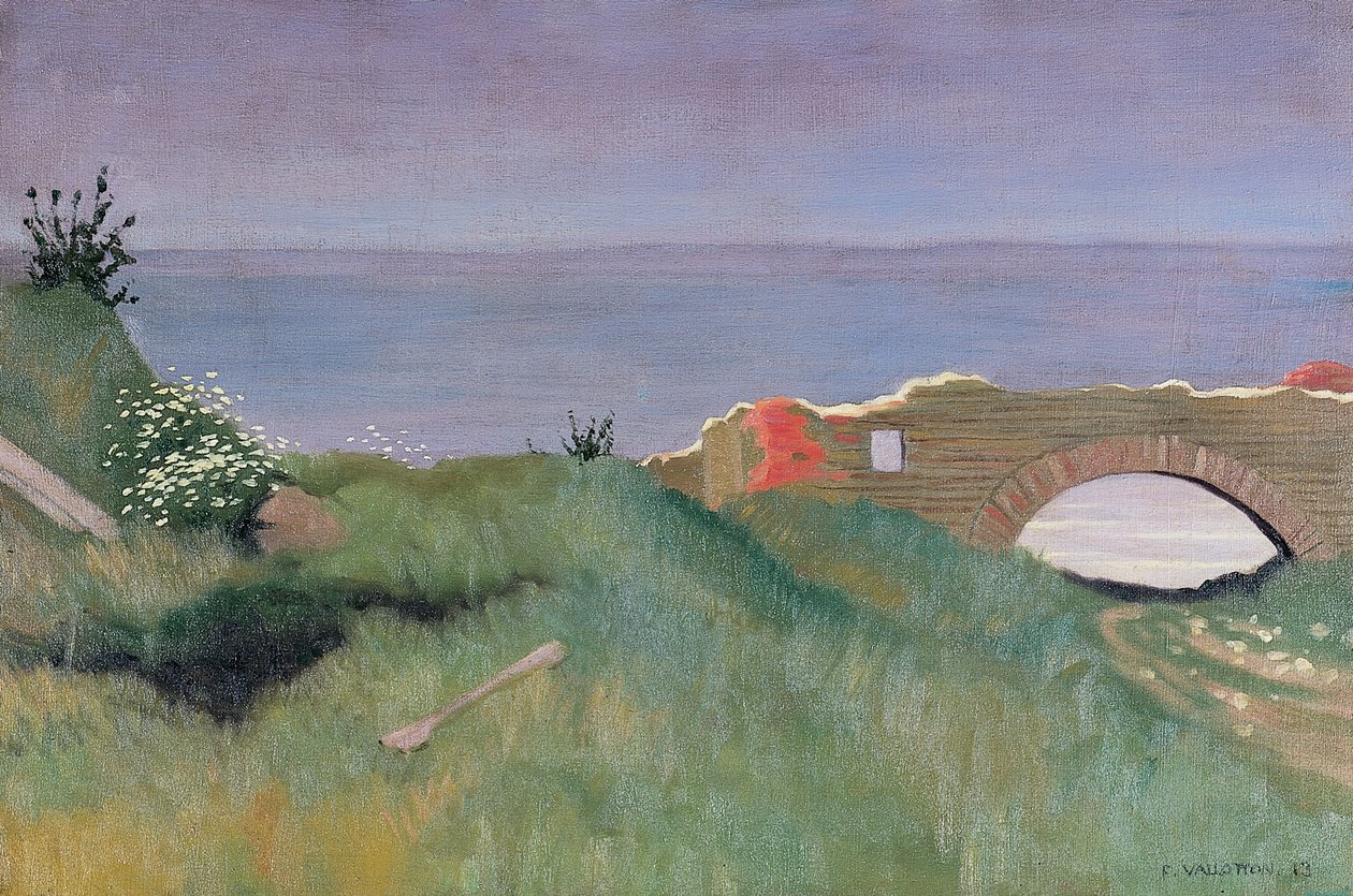 A romok, Villerville, 1913 alkotó: Felix Edouard Vallotton