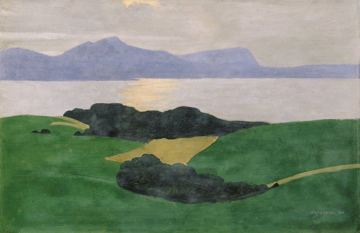 A Saleve és a tó, 1900 alkotó: Felix Edouard Vallotton