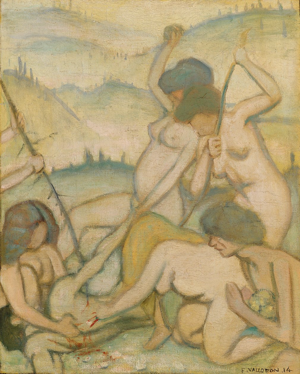 Orpheus megölése, 1914 alkotó: Felix Edouard Vallotton