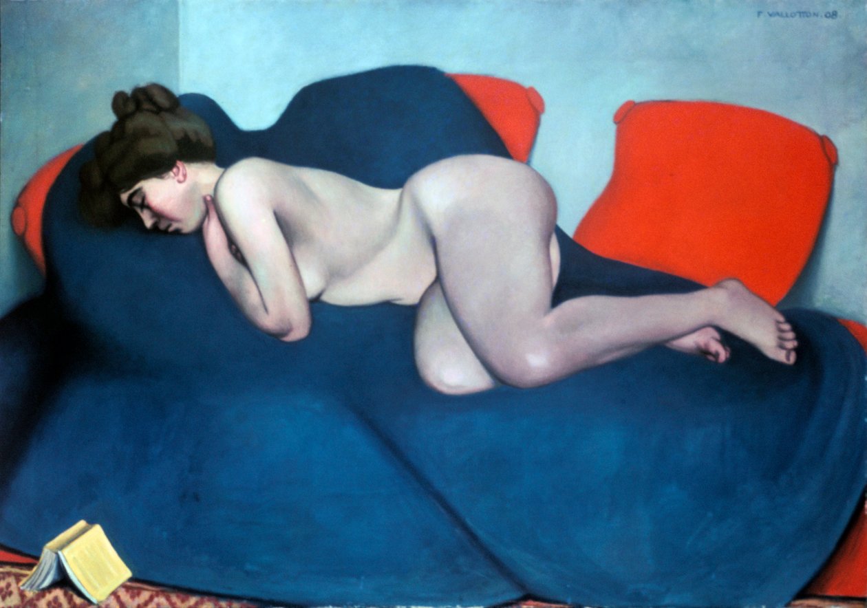 Az alvó, 1908. alkotó: Felix Edouard Vallotton