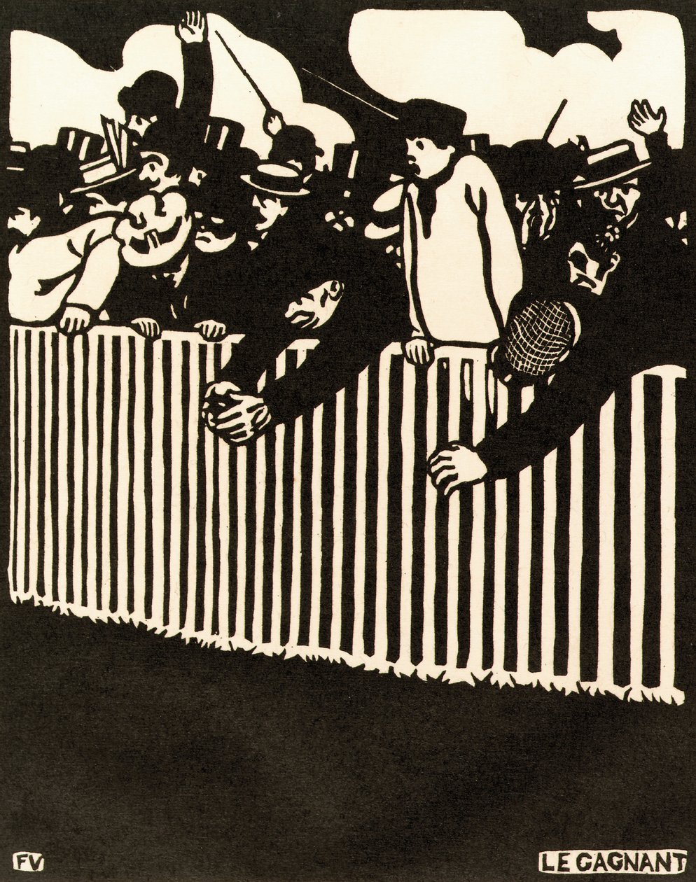 A győztes, 1898 alkotó: Felix Edouard Vallotton