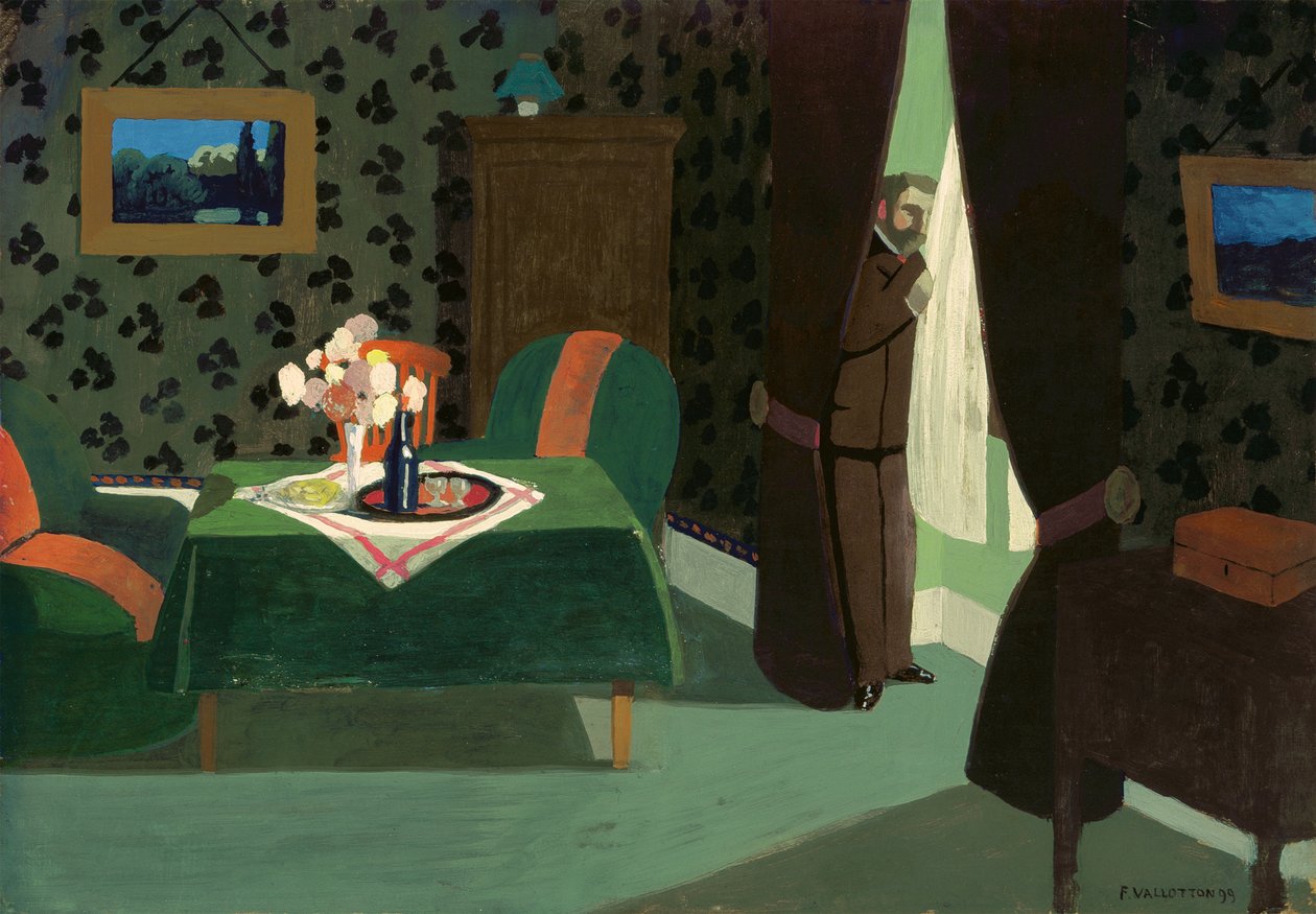 A várakozás, 1899. alkotó: Felix Edouard Vallotton