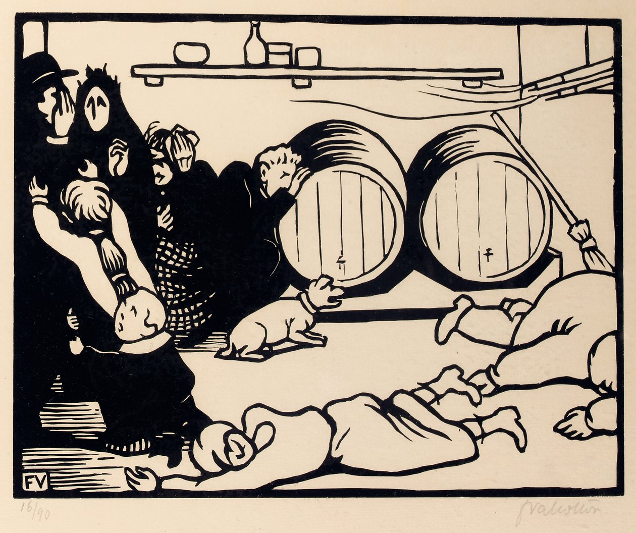 Ez a háború, 1915-16 alkotó: Felix Edouard Vallotton