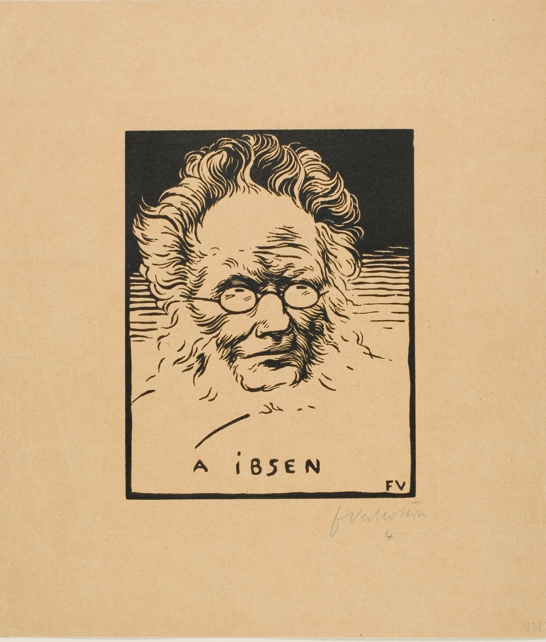 Ibsennek alkotó: Felix Edouard Vallotton