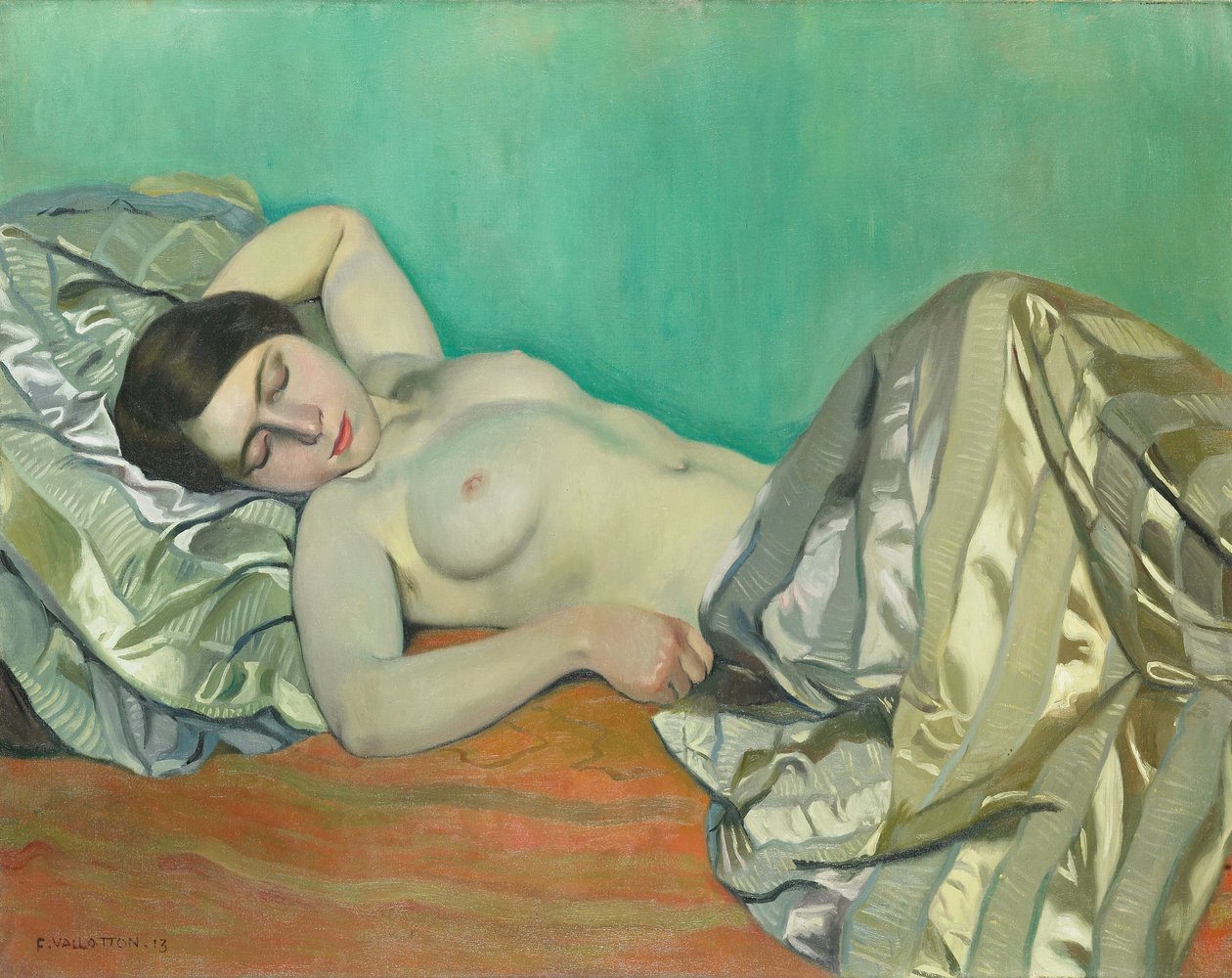 Egy fekvő nő torse, 1913 alkotó: Felix Edouard Vallotton