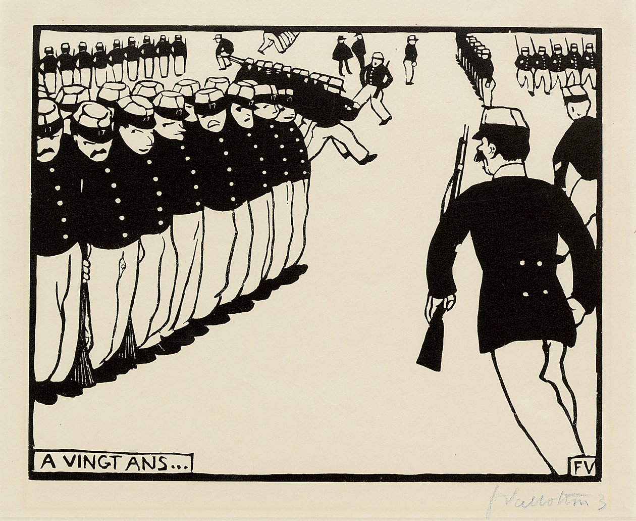 Húsz év... alkotó: Felix Edouard Vallotton