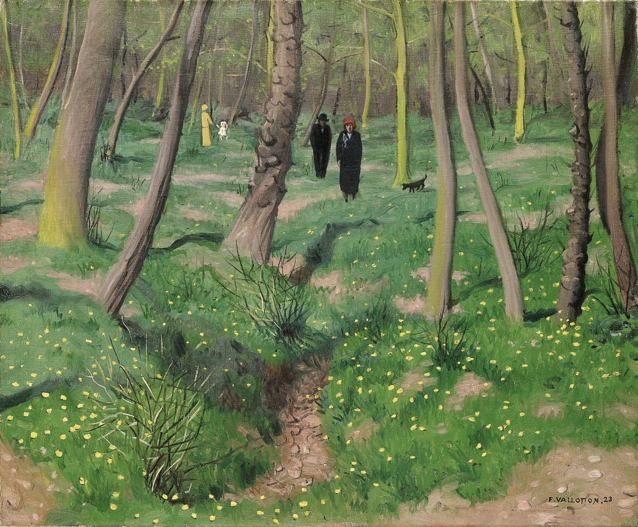 Aljnövényzet 1923 tavaszán alkotó: Felix Edouard Vallotton