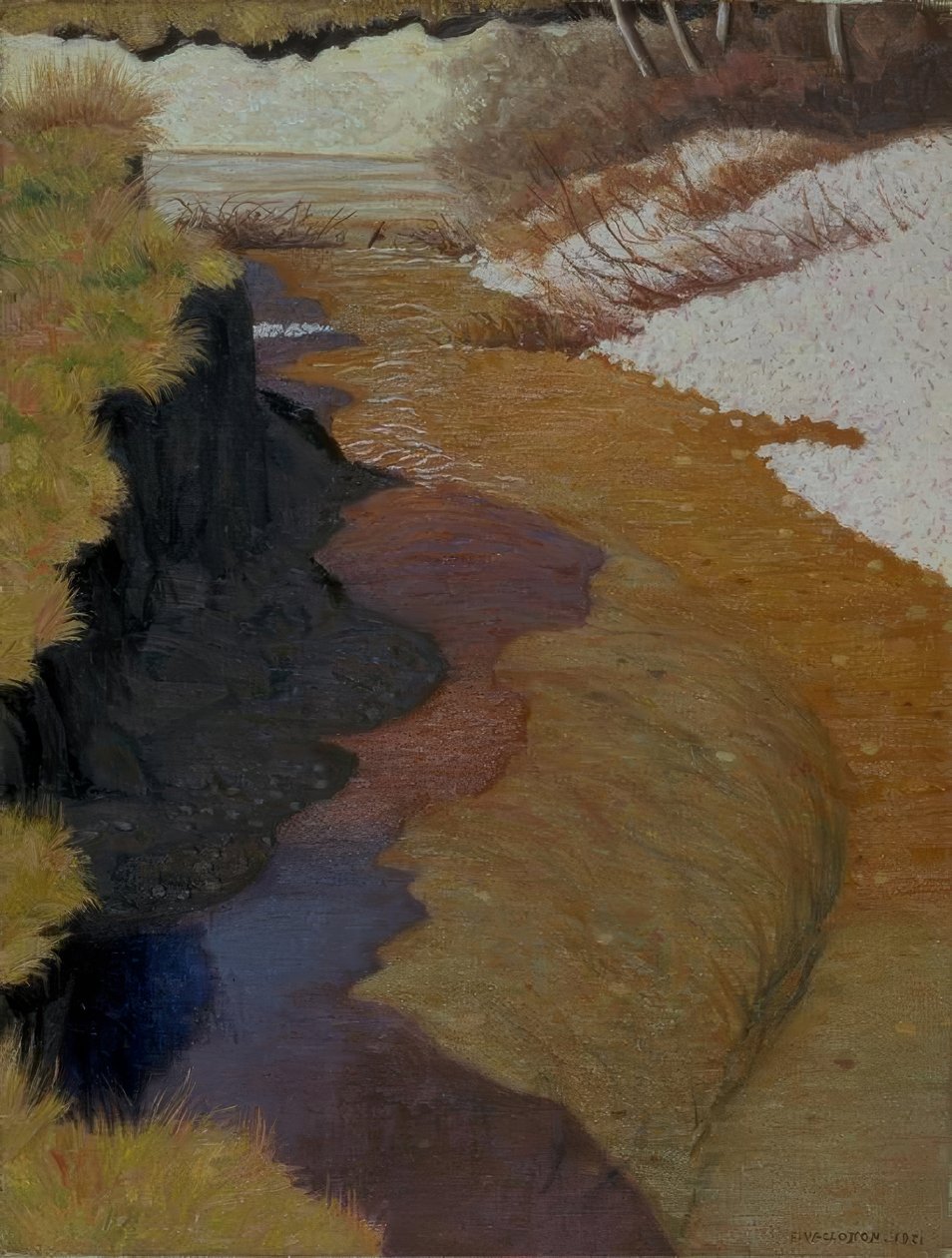 Kilátás Cagne-ra alkotó: Felix Edouard Vallotton
