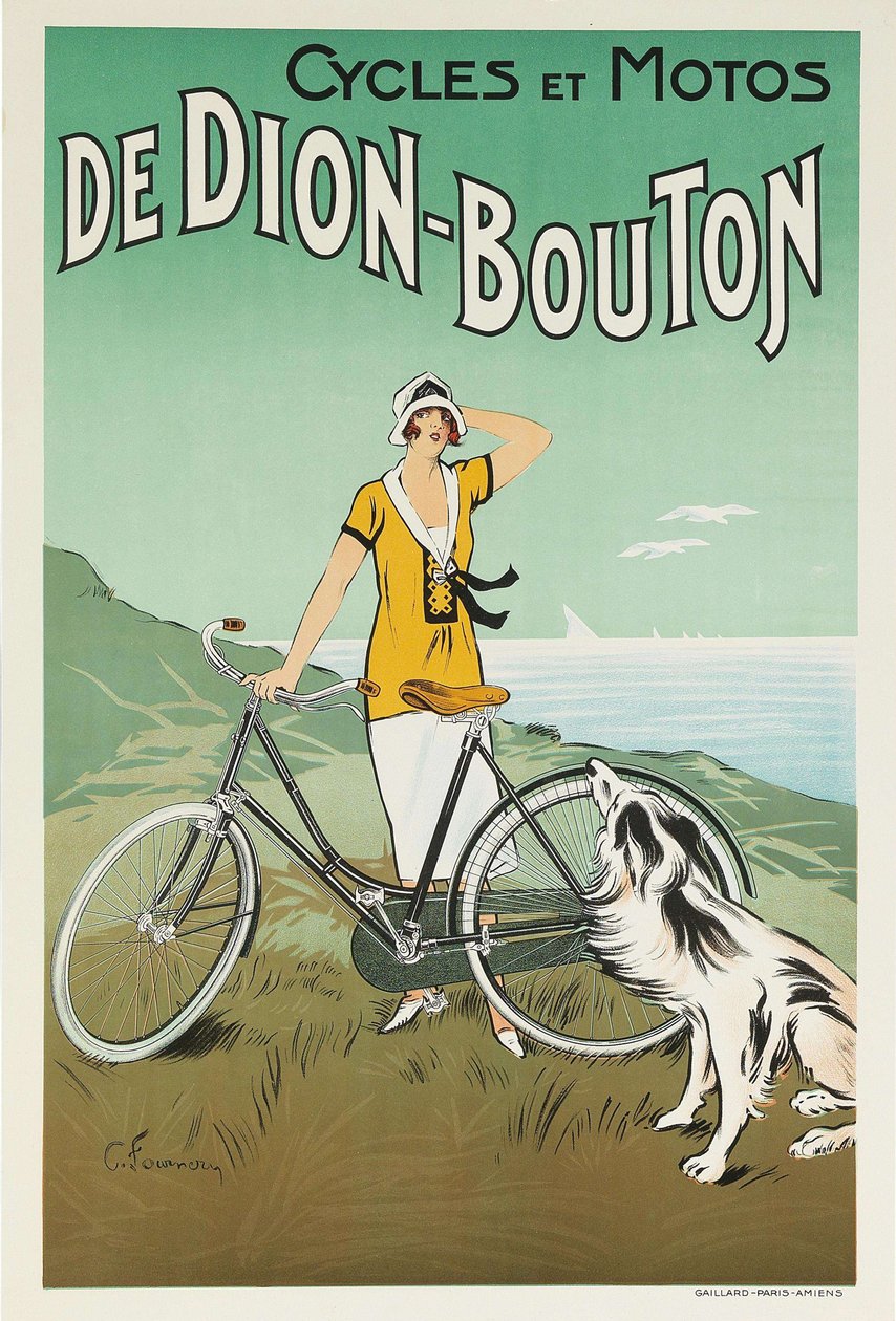 Dion-Bouton kerékpárok és motorkerékpárok, 1920-as évek. alkotó: Felix Fournery