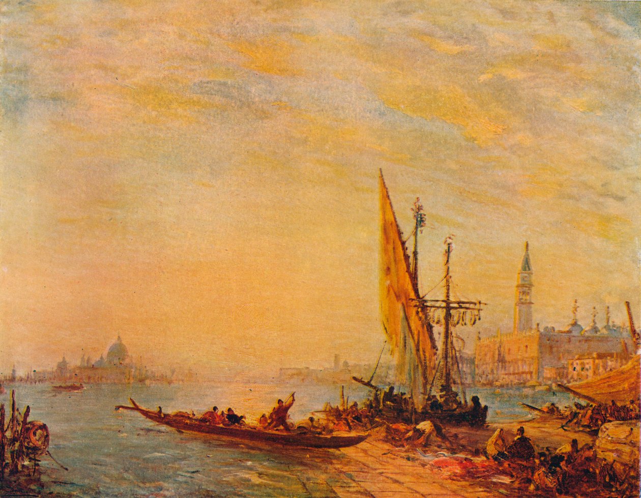 A Canal Grande bejárata, Velence, 1875 alkotó: Félix Ziem