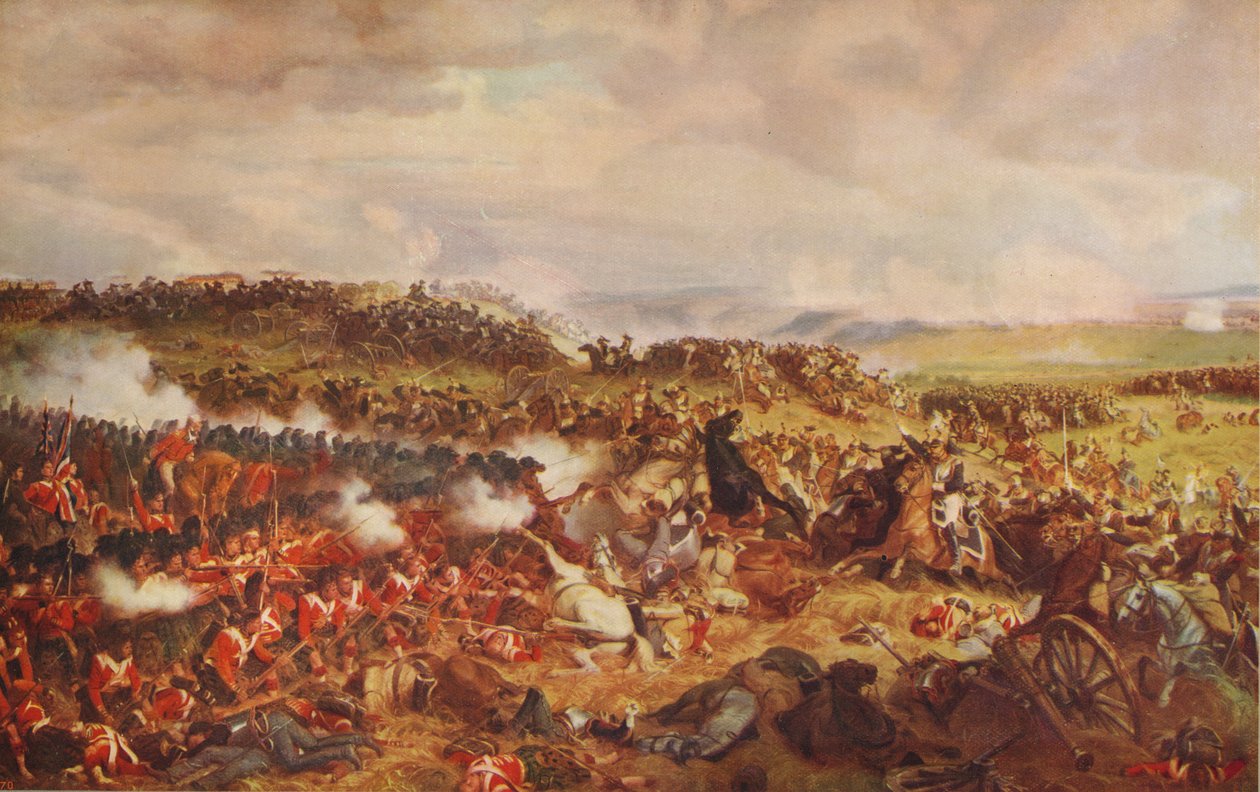 A francia Cuirassiers vádja Waterlooban, 1874, 1915 alkotó: Felix Henri Emmanuel Philippoteaux